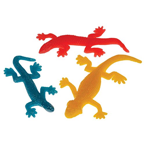 Lézards extensibles 11 cm en pack de 72 pour calmer l'agitation des enfants