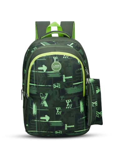 Mosaic Laptop Backpack | 37 Liters | Fits Upto 16 Inch | Laptop Compatiable | Rain Cover | Gift for Boys & Girls
