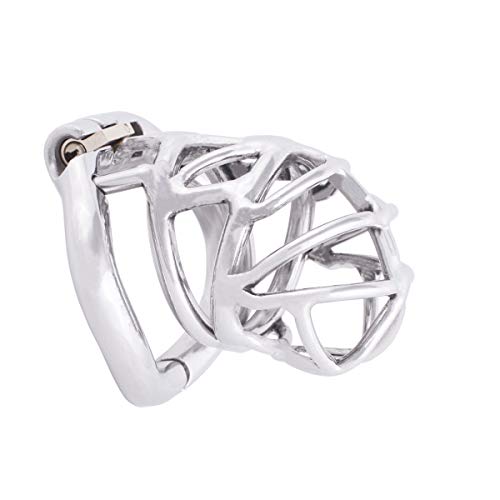 TERNENCE Medical Grade Stainless Steel Chastity Device Ergonomic Design Belt Restraint Men Bondage Fetish K540 (40mm/ S Size)