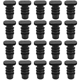 20pcs Soaker Hose End Cap, 3/8 Inch (9.525mm) Plug Fittings for Drip Irrigation Agricultural Water Sealing Garden System Bore Capillary Line Goof, Tubing Connector Closure Fits 8.5-10mm Inner Pipe