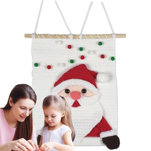 Kit crochet de Noël complet pour apprendre facilement la tapisserie sans frustration