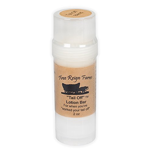 Free Reign Farm Worked Your Tail Off Moisturizing 2 Ounce Travel Twist-Up All Natural Lotion Bar