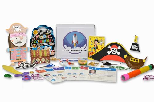 Little Dreamers Club Prepaid Gift Box Set, Ages 6-8, 6 Prepaid Craft Boxes, S...
