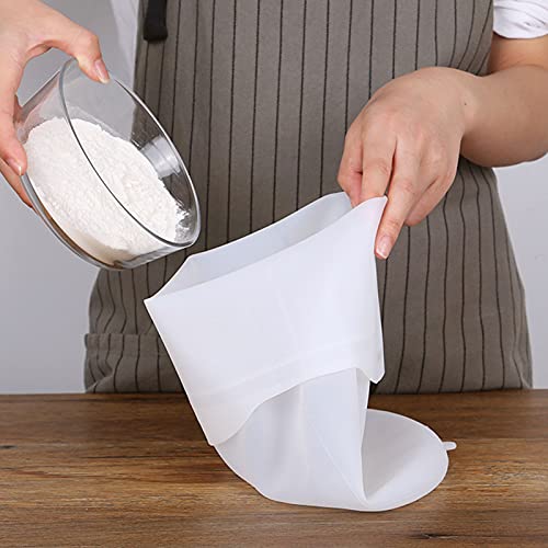 Kneading Bag,Silicone Kneading Dough Bag Material Versatile Mixer for Bread Pastry Pizza Tortilla Flour Mixing Bag for Pastry Bread Making(L)