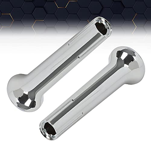 image for PIT66 Cars Door Lock Knobs Compatible with GM 1971-1988 Chrome Plastic
