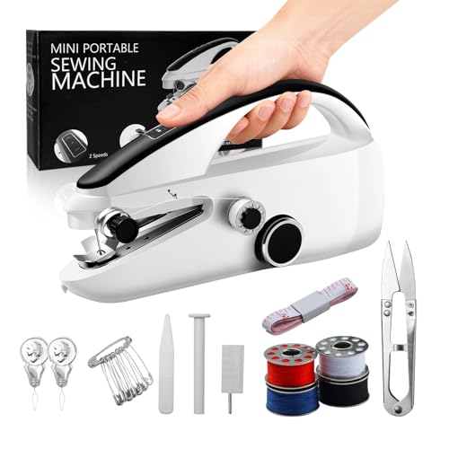 Handheld Sewing Machine,Two dear,Mini sewing machine,Easy to Use for...