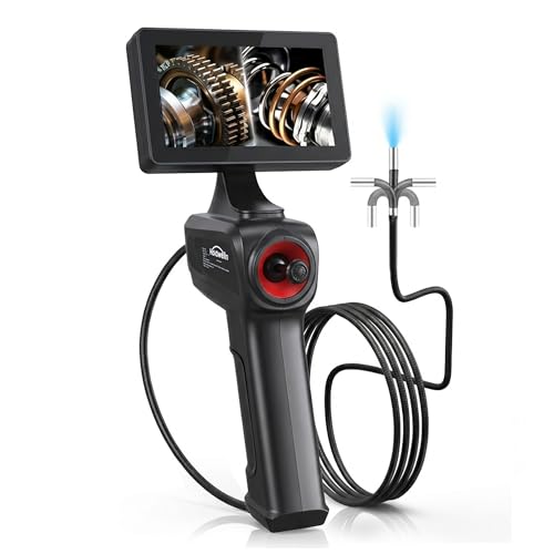 Holdwell S 360° Articulating Borescope Camera, 6.2mm Borescope Endoscope with 5