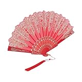 Multifonctionnel : convient pour la danse, la performance, les accessoires de photographie, les voyages d'été, etc., éventail chinois, beaux éventails à main
