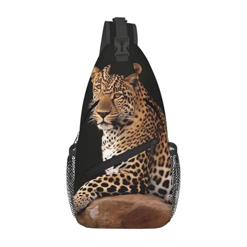 Bolso Cruzado Deportivo Negro para Hombre y Mujer miniatura 1