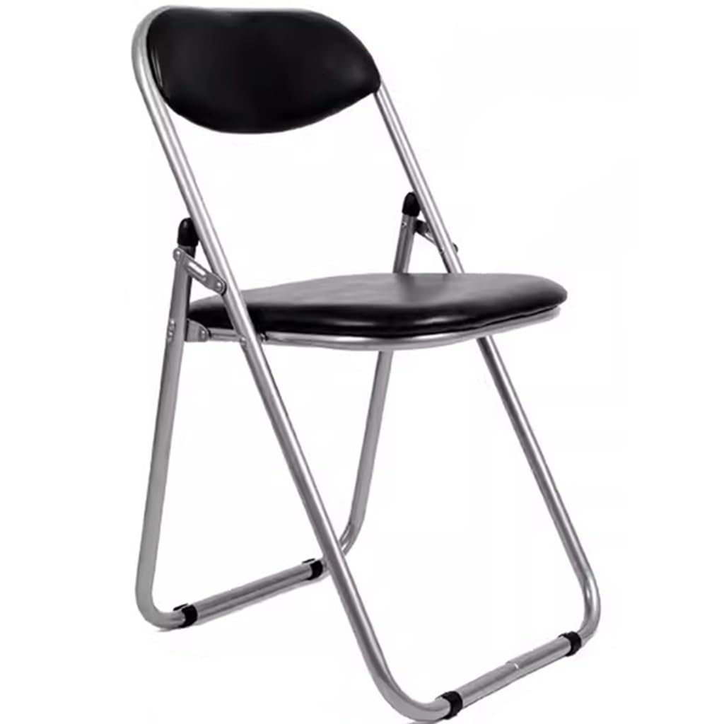 Chaise pliante assise rembourrée cuir PVC salon réception