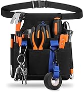 SITHON Werkzeugtasche mit Gürtel, Werkzeuggürtel Multi-Purpose Werkzeughalter Organizer Heavy-Dut...