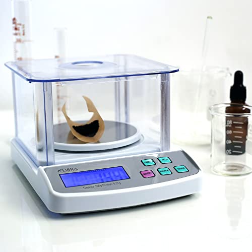 600 G X 0.01 G Digital Lab Scale, Piece Counting, Wind Shield, Stainless Steel Pan, Backlit Lcd, Ac Adapter, Multiple Weight Unit, Capacity: Max 600 G, Min 0.05 G (50 Mg), Readability: 0.01 G (10 Mg) #TOP2