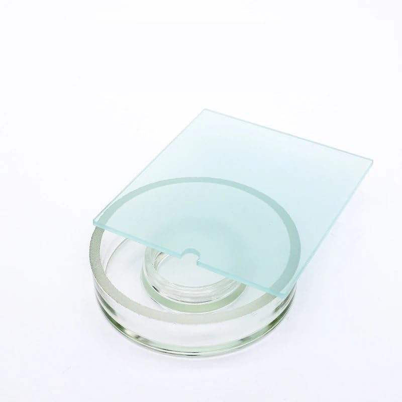 Disque de diffusion en verre for laboratoire, diamètre intérieur 90 mm, diamètre extérieur 100 mm, plaque de verre résistante aux hautes températures