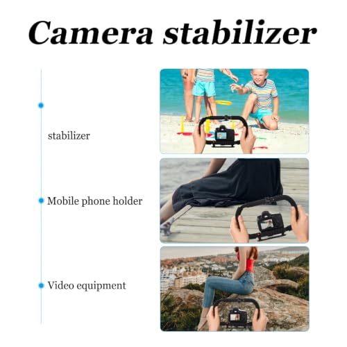 Image of Kisangel U Rig Handheld Camera Stabilizer and Fixator Support Bracket for DSLR and Camcorder Video Shooting Rig Compatible with Smartphones and Professional Filming Equipment