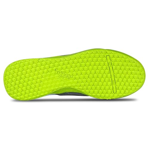 Chuteira Futsal Topper Legend Ii Masculino Original (Cinza/Preto/Verde, BR, Adulto, Numérico, 44)