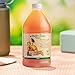 Mother Earth, Organic Apple Cider Vinegar with The Mother, Half Gallon, Fresh Pressed Organic Apples, OACV, ACV, Raw, Unpasteurized, Unfiltered (1/64oz Bottle)
