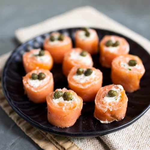 Hardwood Cold Smoked Norwegian Salmon from Blue Circle Foods | Sustainable, Thinly Sliced, Rich in omega-3s (4 Packs / 2lbs) Hardwood Cold Smoked Norwegian Salmon from Blue Circle Foods | Sustainable, Thinly Sliced, Rich in omega-3s (4 Packs / 2lbs)