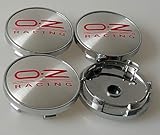 radkappen vw polo Silber/Rot oz Felgendeckel Nabenkappen 60 mm, hohe Qualität ABS, 24 Stunden Versand
