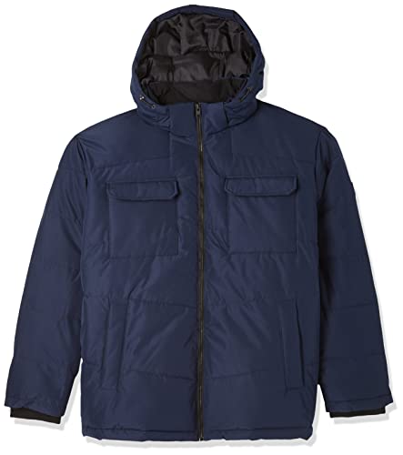 JACK&JONES PLUS Men's JJBRADY Puffer PS Down Vest, Navy Blazer, 4XL