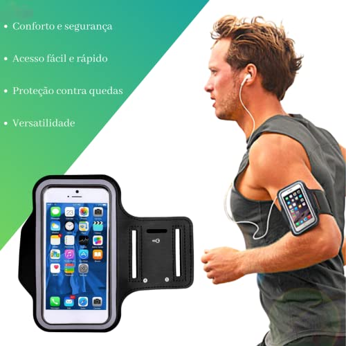 Capa De Braço Suporte Braçadeira De Celular Corrida Academia Bike Fitness AResistente À Água - PuPei