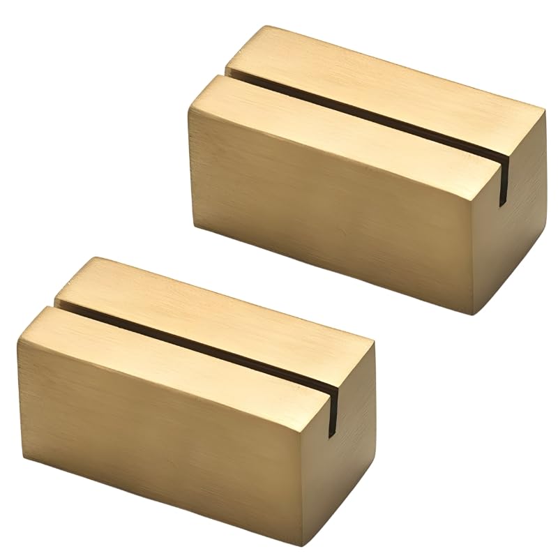 Amazon.co.jp: TUISKU カードスタンド ゴールド 2個セット ステンレス