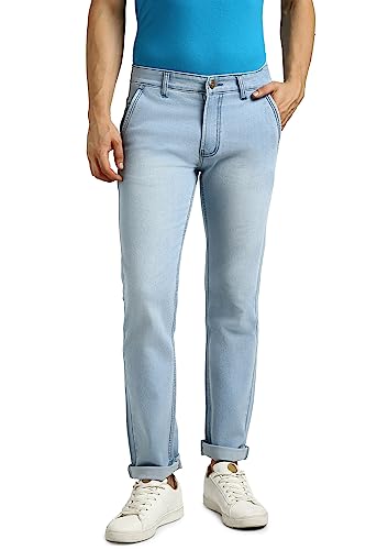 Image of Urbano Fashion Men's Regular Fit Washed Jeans Stretchable
