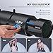 NEEWER LS-300 Spotlight Optical Snoot for 300W Bowens Mount LED Video Lights with 16x GOBO 19° Projection Lens 98% Light Transmittance Geometric Shaper for Creative Photography & Enhanced Illuminance