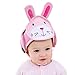 Produktbild Tabpole Baby Jungen Mädchen Sicherheitshelm Kopfschutz Hut Kinder Verstellbare Kopfschutz Kappe Gr. M, hase