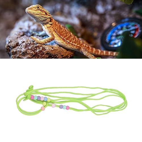 Image of Polyester Rope, Adjustable Small Animal Traction Leash for Lizard,Bearded Dragon Harness, Guinea Pigs, Hamsters, Chinchillas, Outdoor Pet Walking, Safe And Comfortable, Easy To Use