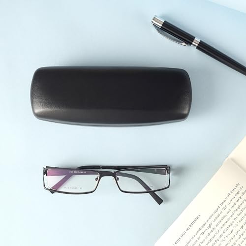 Image of VIVID Vision Unisex Adult Eyewear Specs Case Cover | Screw Driver | Free Cloth | Protect Eye Glasses | Chashma Dibbi | Spectacle Box | HINGE-SPRING | Metal | 3 IN 1