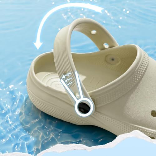 Zapatos con agujeros de suela gruesa EVA para máxima amortiguación exterior 6