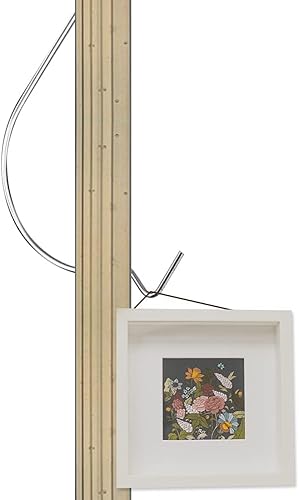 Miniatura 4 de Super Hook - Juego de 20 ganchos para colgar imágenes, para paneles de yeso, pared de madera, pared de yeso, puede colgar fotos, arte, reloj, espejo