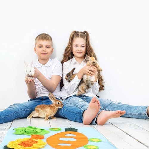 Tapete de alimentación para conejos con función de búsqueda 6