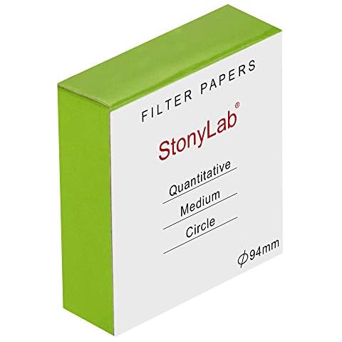 StonyLab 94mm Quantitative Filter Paper Circles Cover