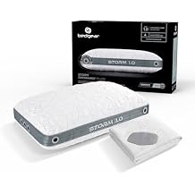 Bedgear Storm Size 1.0 Pillow & Dri-Tec Protector - Queen Size - Sleep Essentials Bundle