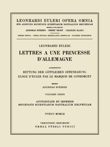 Lettres a une princesse d'Allemagne 1st part
