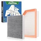 Forccord Cabin Air Filter&Engine Air Filter Fit for Nissan Rogue 2026 2025 2024 2023 2022 2021 Air