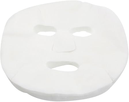 100 Pcs DIY White Color Natural Spa Skin Care Skin Fiber Paper Pre-cut Facial Paper Sheet Facial Mask