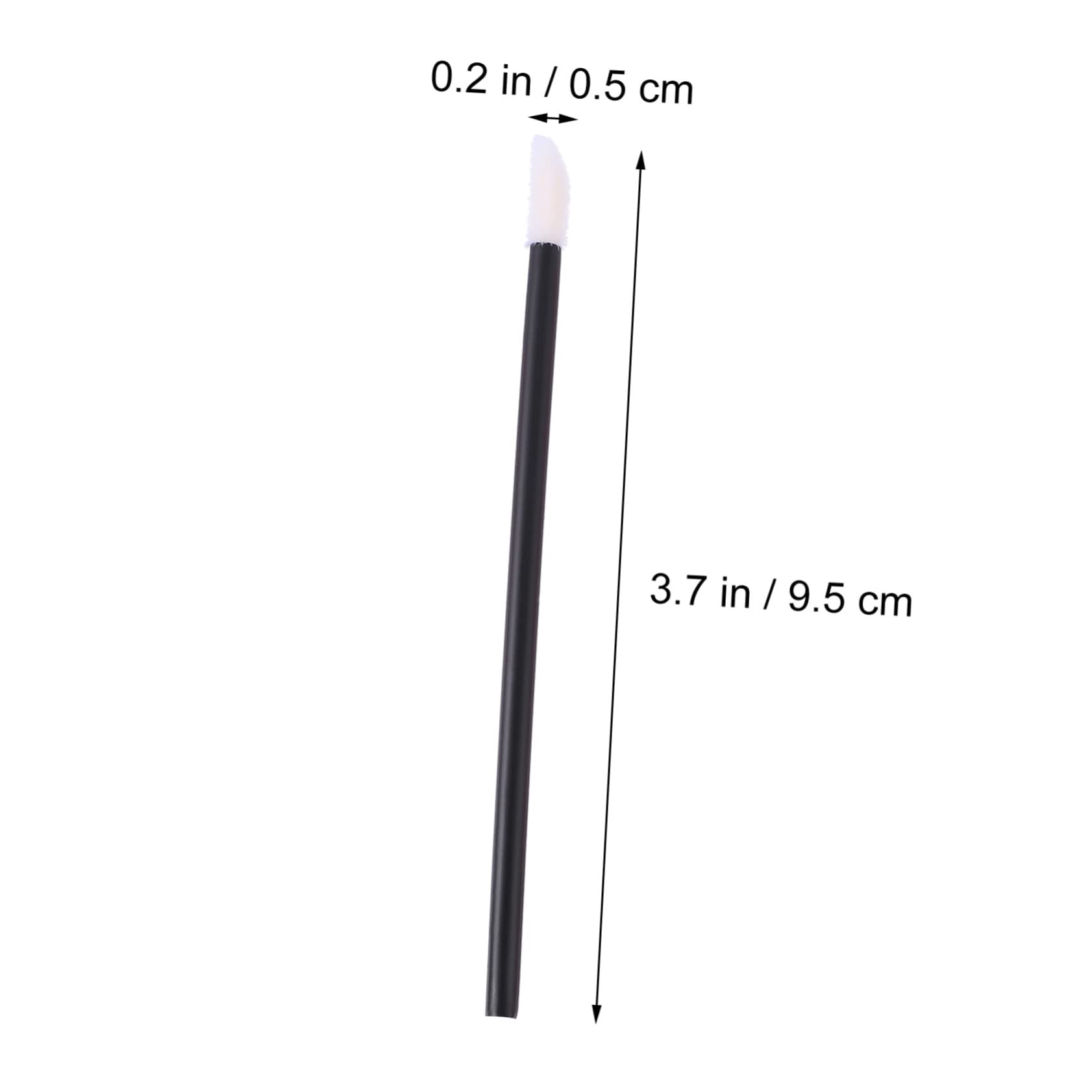 LIFKOME 200Pcs Lip Makeup Applicators Dual Color Lip Brush Tool for Easy Application Convenient Travel for Lip Color and Gloss