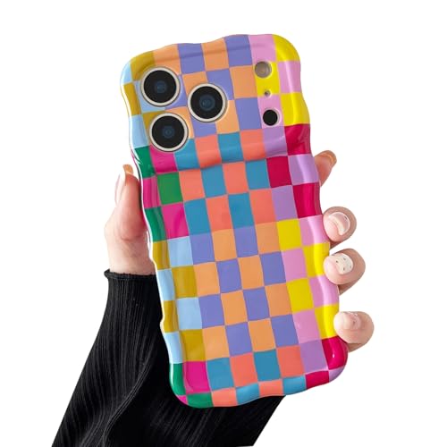 Coque iPhone 17 Pro antichoc en TPU souple, protection robuste et motif ondulé