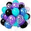 Black Purple Teal