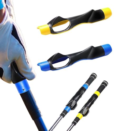 FVVWVV 2 Pcs Golf Grip Trainer, Lightweight Golf Training Aid to Help Train Correct Hand Position...