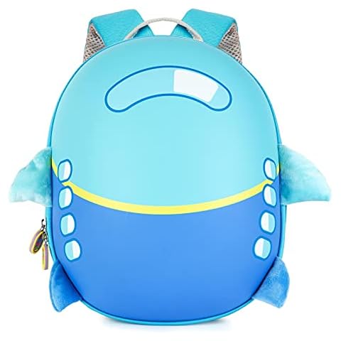 boppi Tiny Trekker Kids Backpack for Holiday Travel & Nursery School | Nursery Toddler Bag for Boys & Girls 4-Litre Preschool Rucksack | Aeroplane Cover