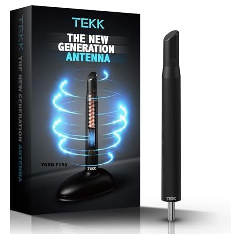 Tekk Short Antenna Compatible with Ford F150 Pickup Truck 1997-2025 | Designed for Optimized FM/AM Reception | 4.8 Inches Cover