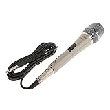 MagiDeal/Equipo de DJ y VJ Micrófono Profesional de Estudio de Condensador Mcrophone Vocal - Gris y Plata
