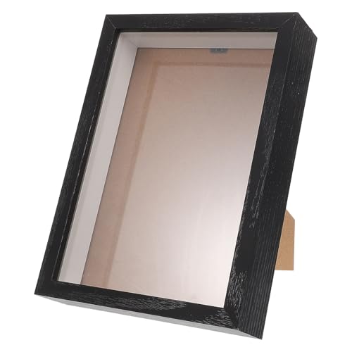 Compartimento secreto en marco de fotos de madera para guardar joyas