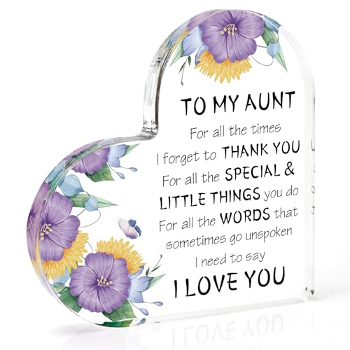 Gifts for Aunt, Aunt Christmas Gifts for Women, Aunt Gifts from Nephew Niece, Best Aunt Ever Gifts,...