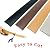 Self Adhesive Flat Floor Transition Strip, PVC Laminate Floor Strip Carpet Transition Strip Floor Threshold Divider Strips, Flooring Edge Trim (5CM/6.56FT, Yellow Oak, 1)