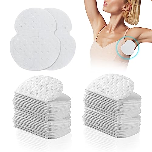 NITAIUN 100 Pezzi Monouso Sudore Pad per Uomo Donna Pastiglie per Sudore Ascellare Assorbi Sudore per Ascelle Tamponi Ascellari Copri Salva Ascelle Sudore Assorbenti Ascellari Antisudore (100 pezzi)