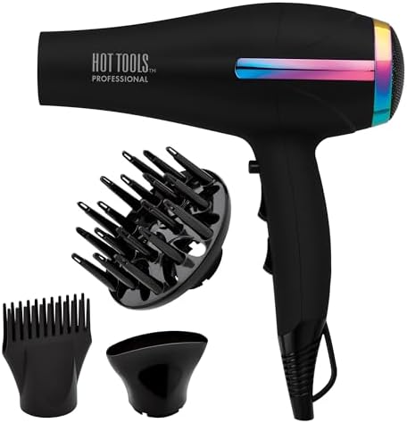 Hot Tools Professional 1875 Watt Ceramic Rainbow Salon Hair Dryer